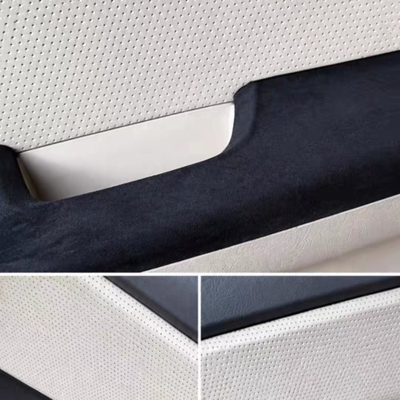 Fabric Glue Bond - Self Adhesive Faux Suede Cloth Back