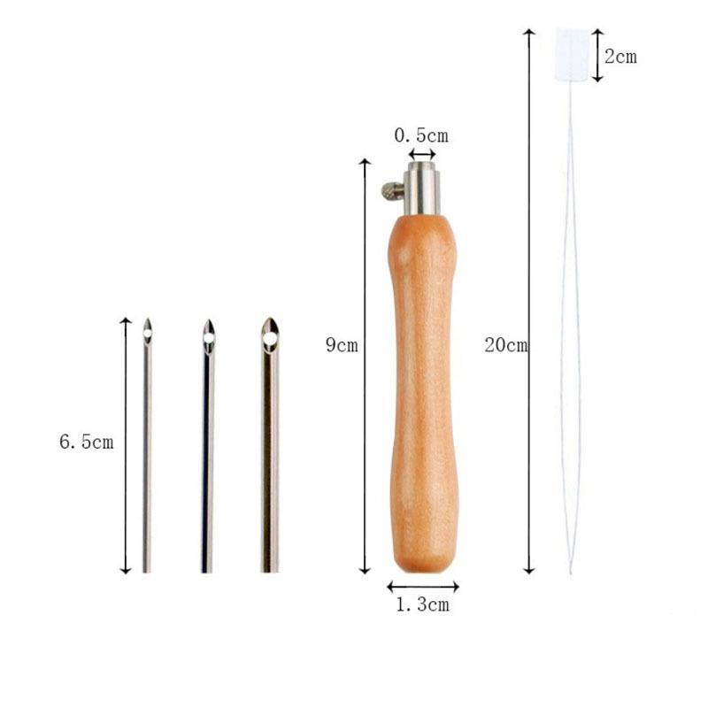 Sewing Machine In Textile - 5pcs Adjustable Punch Needle Set for