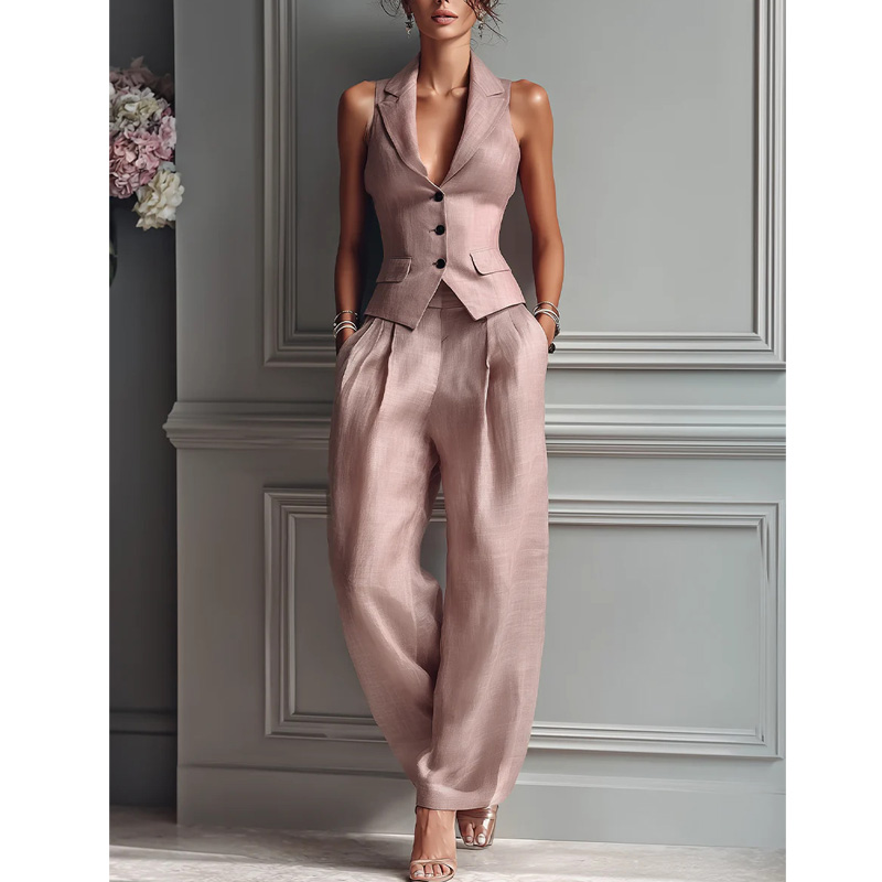 Sewing Vest - 2026 Summer Women Two Piece Set