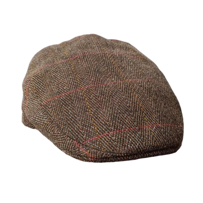 Sewing Tweed - Plaid Boston Scally Cap - Wool