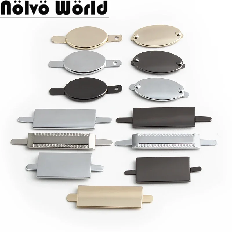Sewing Labels - 50/100PCS 36/34/28/23MM Oval,Rectangle Metal Labels Tags