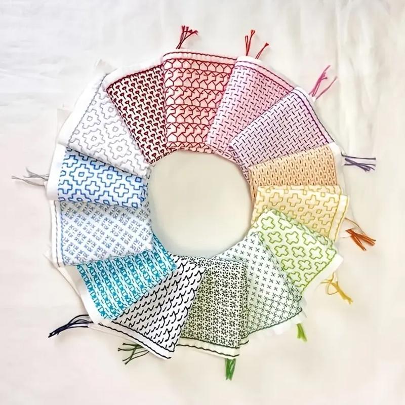 Sewing Embroidery Fabric - 9/32Pcs Thread And Needles Denim Fabric