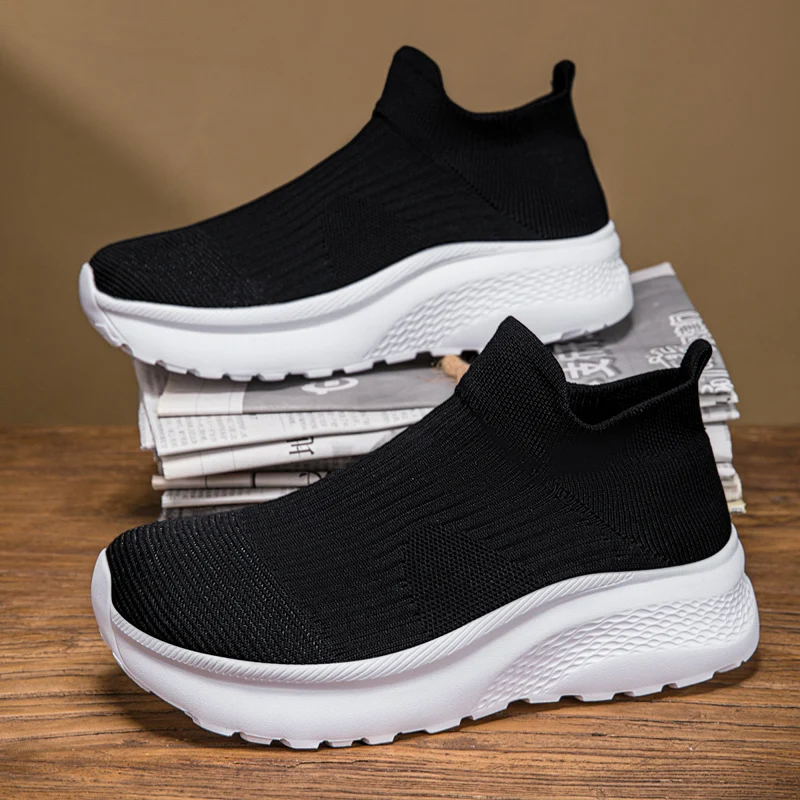 Wide Toe Knit Sneakers Men Wom - Knit Stabilizer Stretch recension och pris