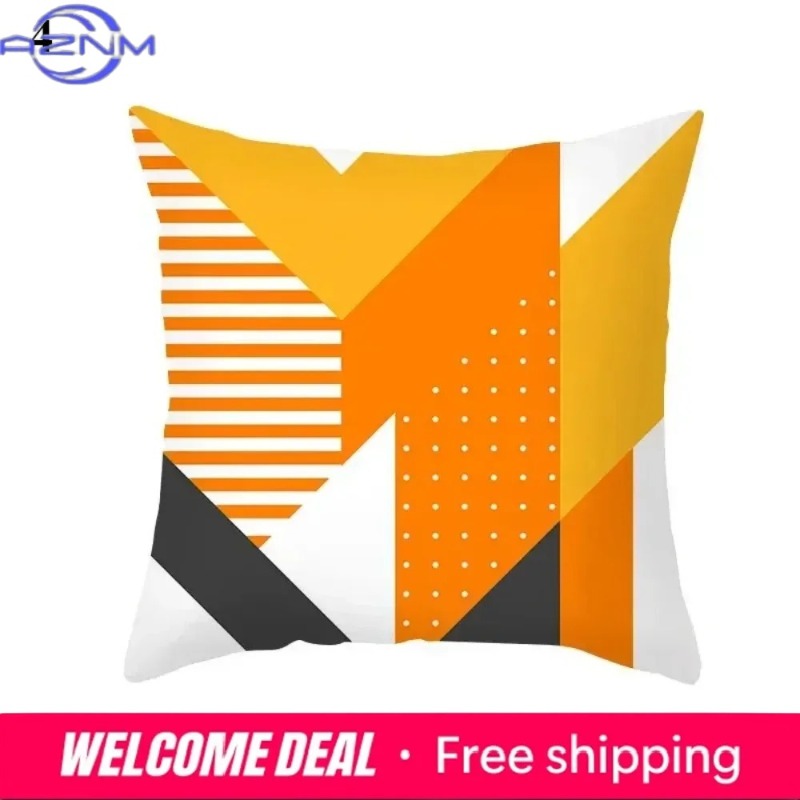 Boho Orange Abstract Cushion C - Century Textile & Sewing Supply Online Shopping recension och pris