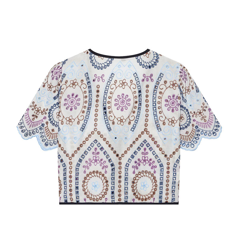 Nlzgmsj 2026 Summer Women Embr - Sewing V recension och pris