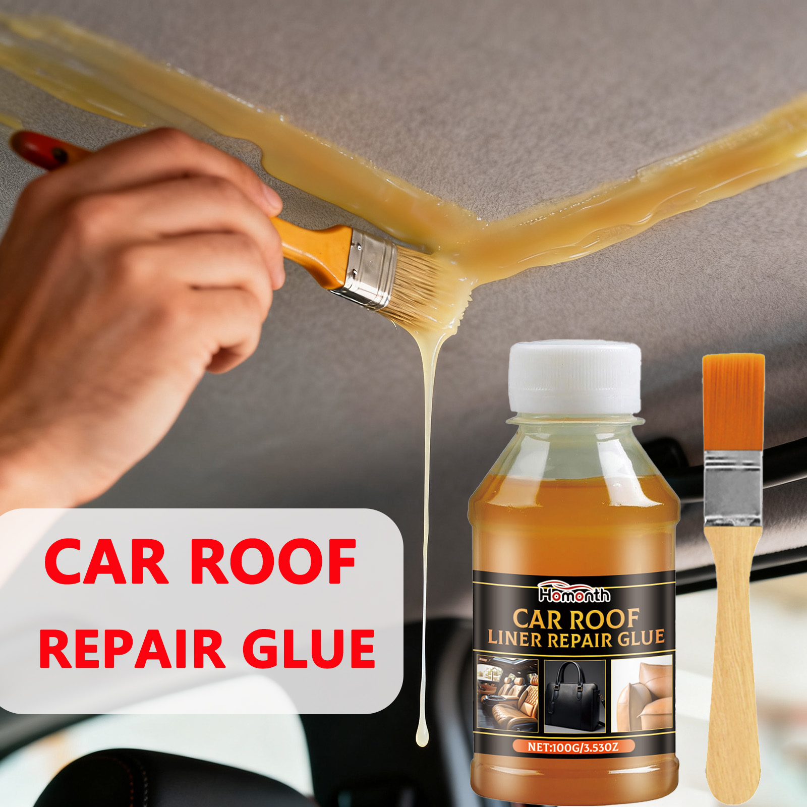 Professional Car Headliner Adh - Fabric Glue Bond recension och pris