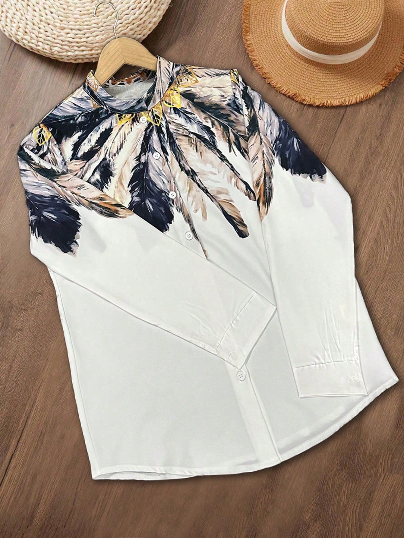 Women's Western ethnic print f - Sewing V recension och pris