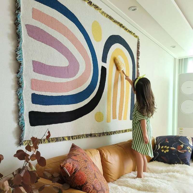 Textile City Abstract Rainbow  - Century Textile & Sewing Supply Online Shopping recension och pris