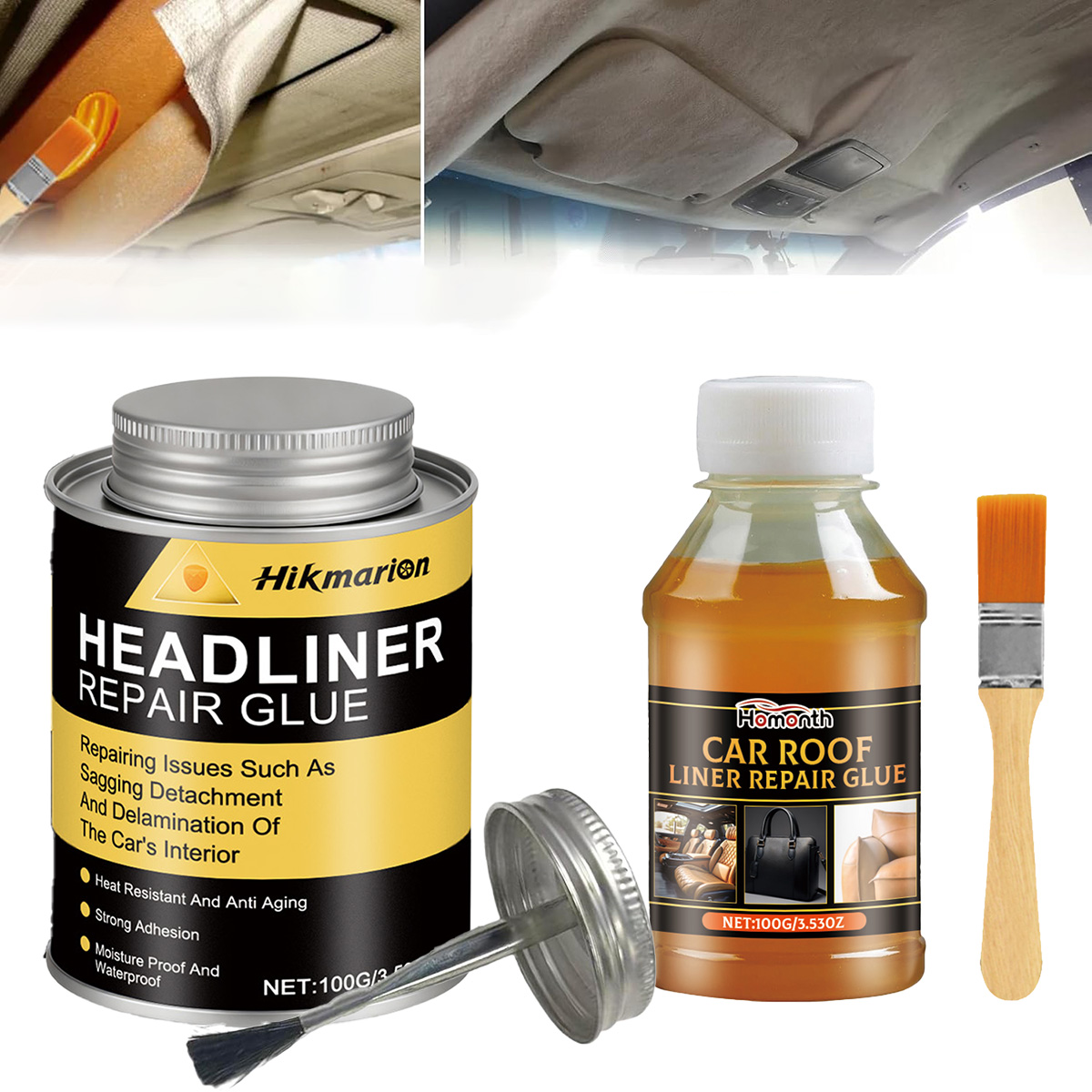 Headliner Repair Glue 100ml St - Fabric Glue Bond recension och pris