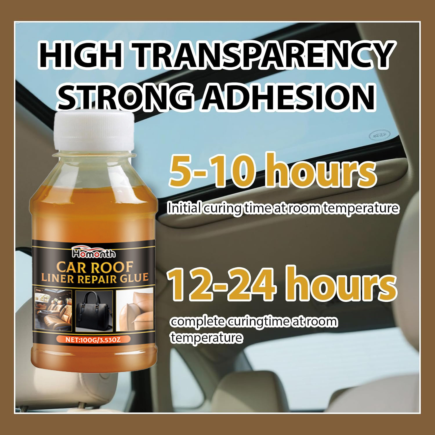 Headliner Repair Glue 100ml St - Fabric Glue Bond recension och pris