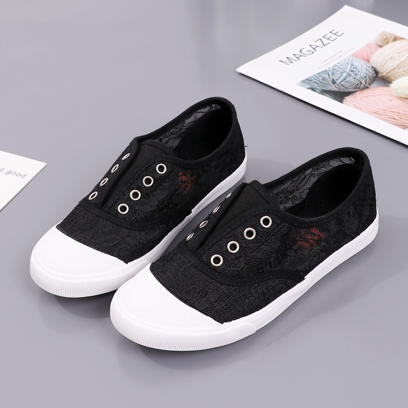 Fashion Lace White Canvas Shoe - Sewing Cloth recension och pris