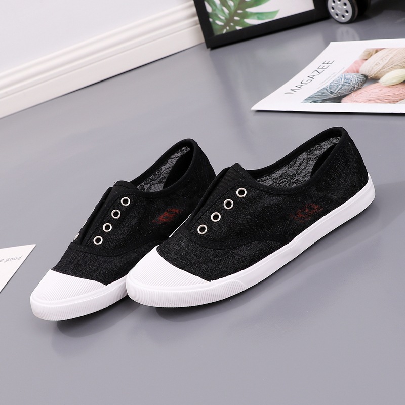 Fashion Lace White Canvas Shoe - Sewing Cloth recension och pris