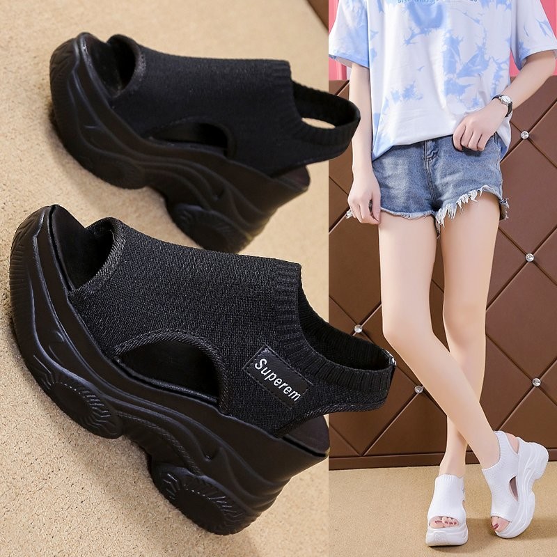Women's Sandals 2025 Summer We - Elastic Waistband Roll recension och pris