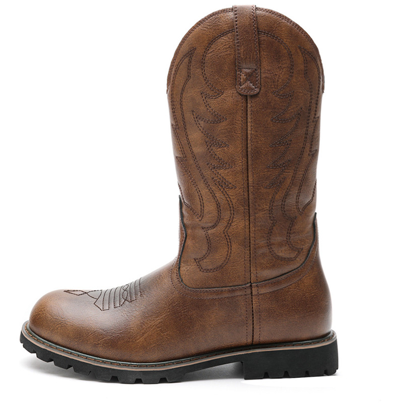 Large Size 48 Men's Boots Clas - Sewing Embroidery Fabric recension och pris
