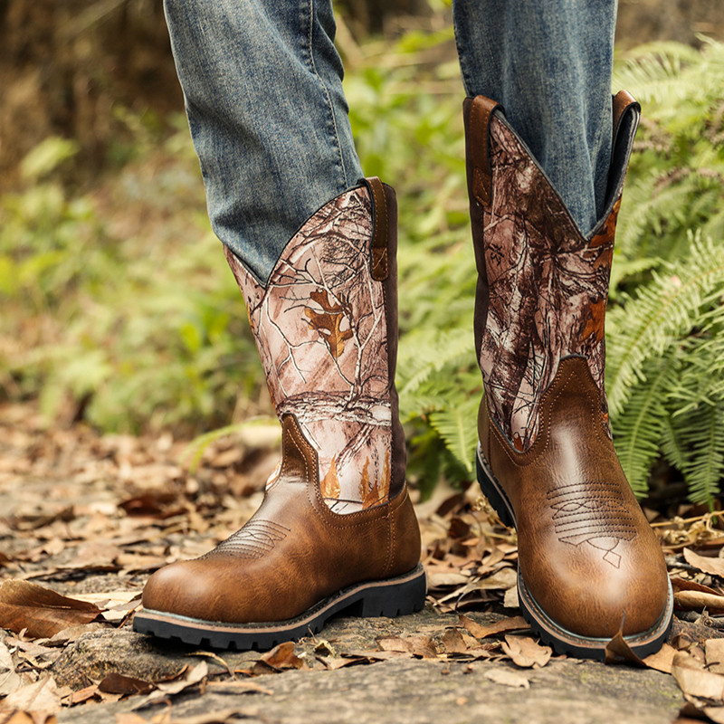 Large Size 48 Men's Boots Clas - Sewing Embroidery Fabric recension och pris