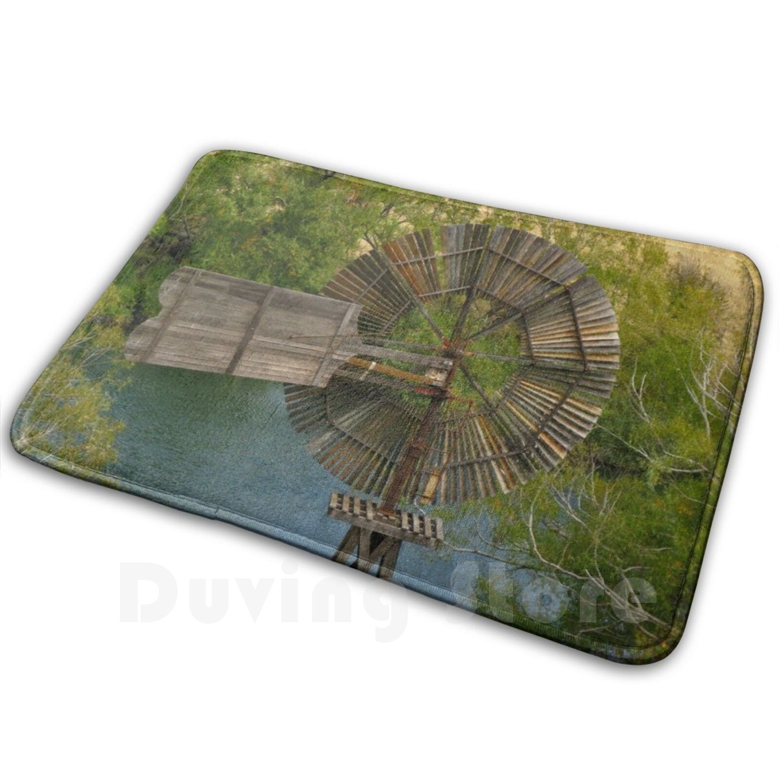 Wooden Windmill Carpet Mat Rug - Century Textile & Sewing Supply Online Shopping recension och pris