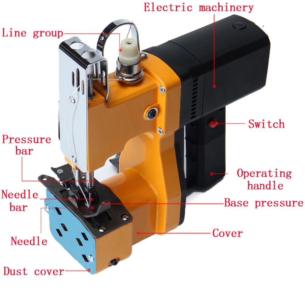 Electric Woven Bag Closing Mac - Sewing Machine In Textile recension och pris