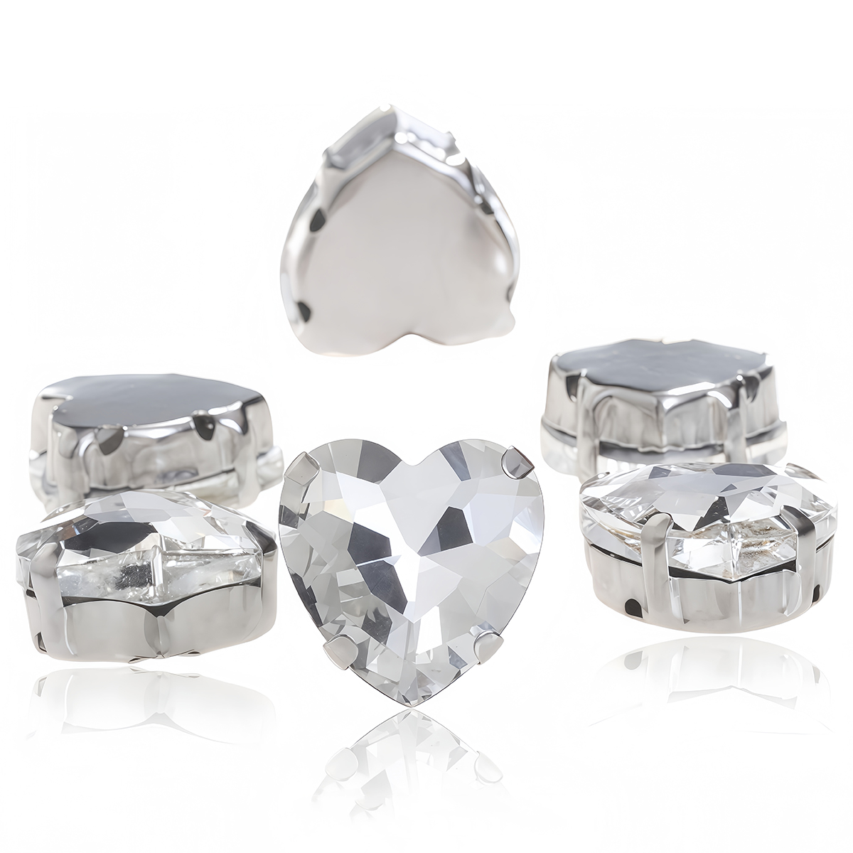Heart Shape Glass Rhinestones  - Sewing V recension och pris