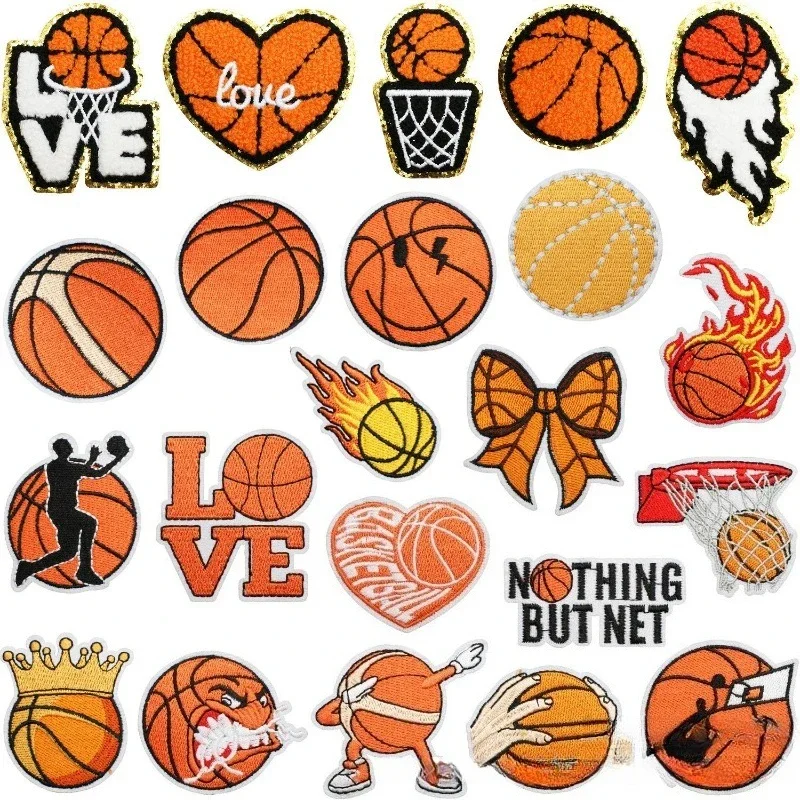 Basketball Embroidery Cloth St - Sewing Labels recension och pris