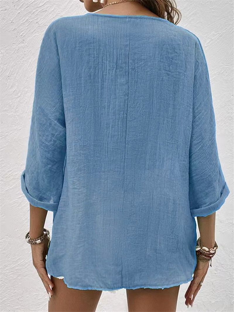 Elegant Buttons Solid Blouse S - Sewing V recension och pris