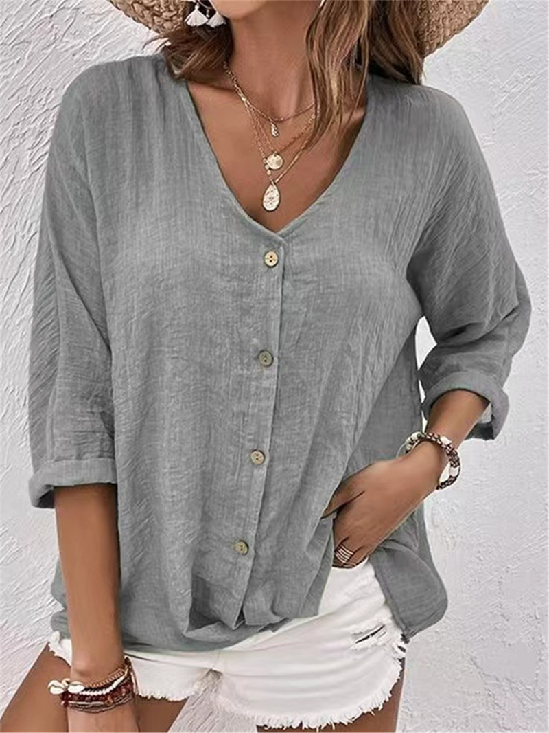 Elegant Buttons Solid Blouse S - Sewing V recension och pris