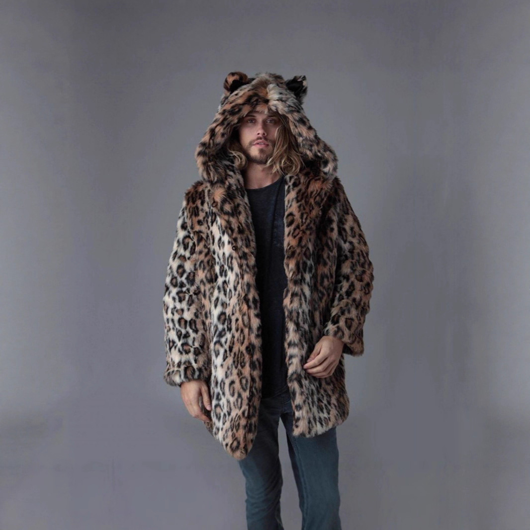 Men Faux Fur Jacket Winter Coa - Sewing V recension och pris