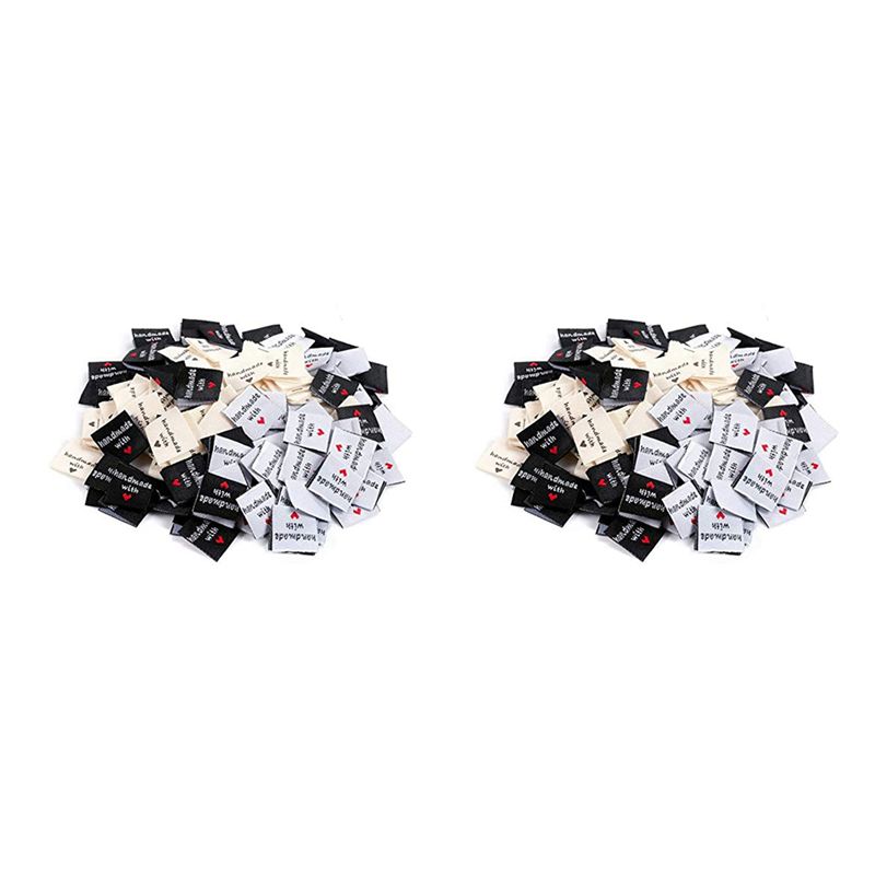 A02M-300 Pcs Handmade Sew-On W - Sewing Labels recension och pris
