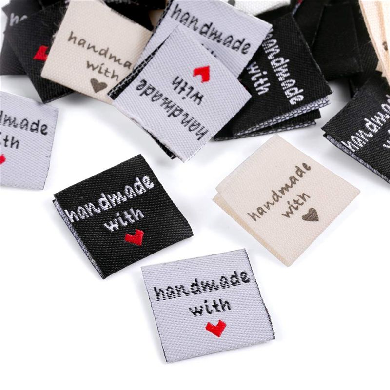 A02M-300 Pcs Handmade Sew-On W - Sewing Labels recension och pris