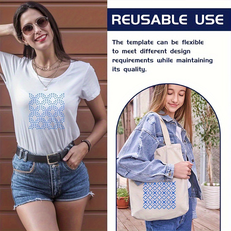 30Pcs Embroidery Templates DIY - Sewing Factory recension och pris