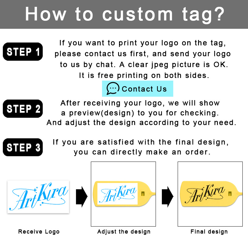 100Pcs Custom Clothing Hang Ta - Sewing Labels recension och pris