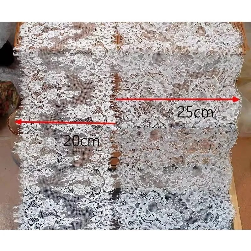 3M， High Quality Eyelash Lace  - Sewing Embroidery Fabric recension och pris