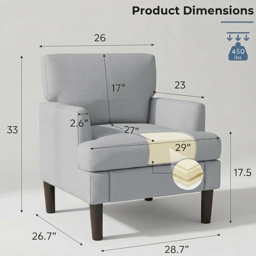 #Accent Chair Set Of  Mid-Cent - Century Textile & Sewing Supply Online Shopping recension och pris