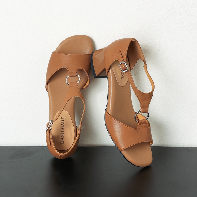 Women's new summer leather cow - Elastic Waistband Roll recension och pris