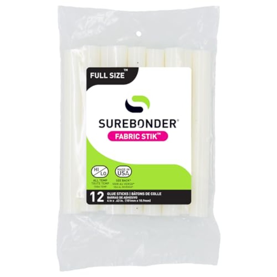Fabric Hot Glue Sticks, Full S - Fabric Glue Bond recension och pris
