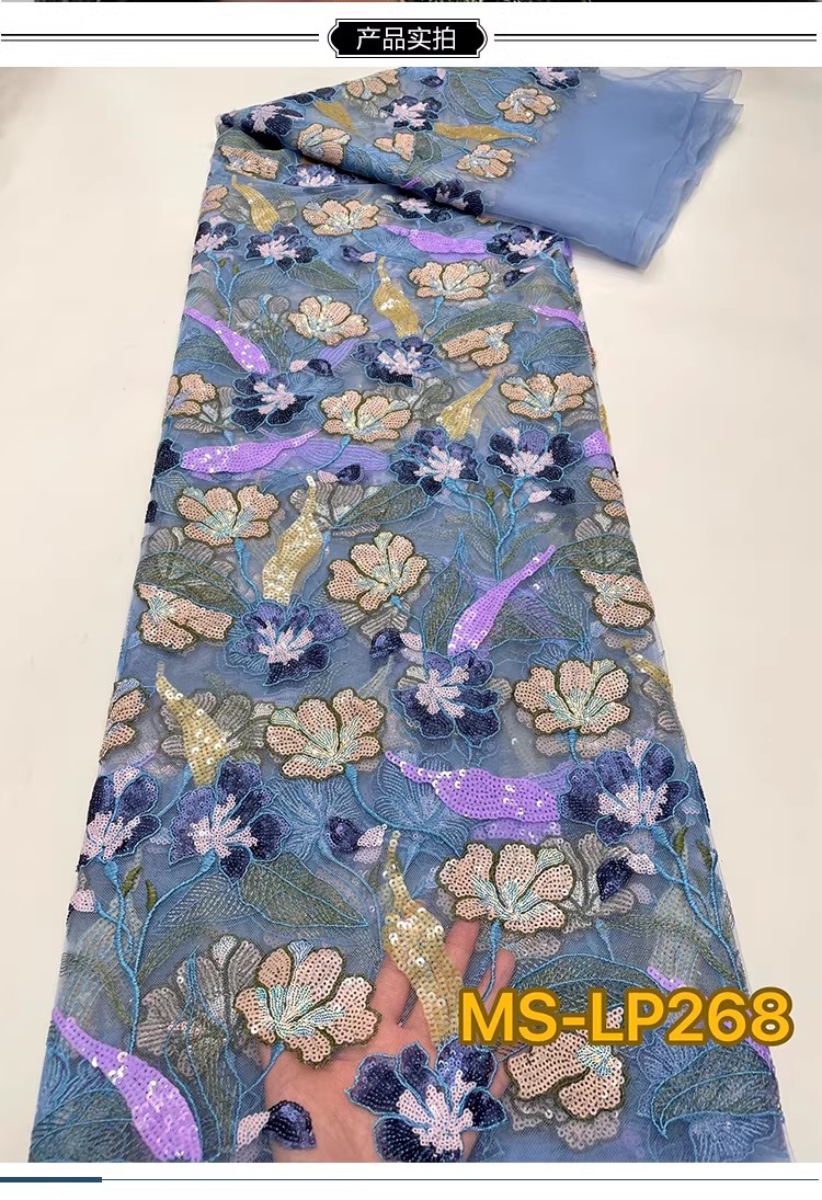 1yard Luxury Double color bead - Sewing Embroidery Fabric recension och pris