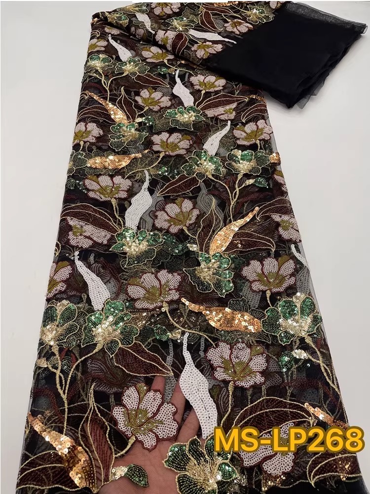 1yard Luxury Double color bead - Sewing Embroidery Fabric recension och pris