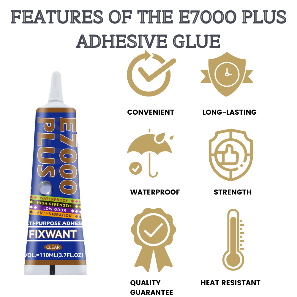 E7000 PLUS Multi-Purpose Glue  - Fabric Glue Bond recension och pris