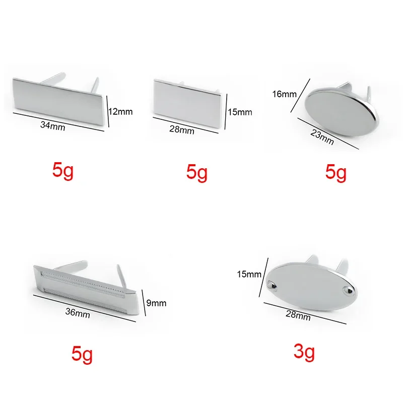 50/100PCS 36/34/28/23MM Oval,R - Sewing Labels recension och pris